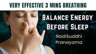 Before bed breathing exercise for deep sleep breathingexercise nadishuddhi [upl. by Aplihs83]