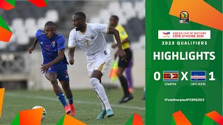 Eswatini 🆚 Cape Verde  Highlights  TotalEnergiesAFCONQ2023  MD4 Group B [upl. by Nee]