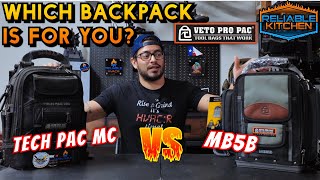 VETO Backpack Face Off  MB5B vs Tech Pac MC [upl. by Bibbye12]