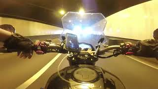 Zontes ZT 155G Onboard cam  Karak Highway  Kelantan International Bike Week June 2022 Malaysia [upl. by Enicar989]