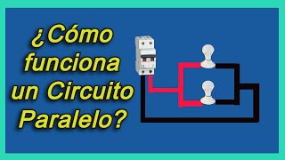 Como funciona un Circuito Paralelo de 2 focos accionado por un Interruptor Paso a Paso [upl. by Corley]