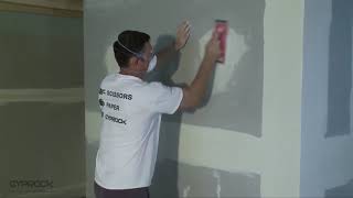 DIY Gyprock Installation  Sanding and finishing plasterboard joints [upl. by Naihr659]