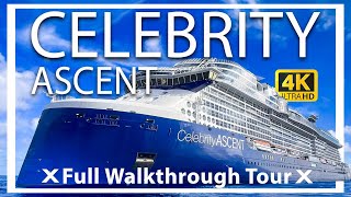 Celebrity Ascent  Full Walkthrough Ship Tour amp Review  Brand New Ship  Take an inside Look [upl. by Pulchia]