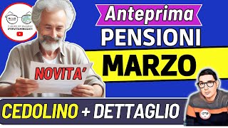 INPS⚠️ PENSIONI MARZO 2024➡ANTEPRIMA CEDOLINO NOVITà CIRCOLARE IRPEF AUMENTI NETTI IMPORTI DETTAGLIO [upl. by Seton]