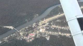 Aerial Fort Ware Village BC Canada [upl. by Riatsila]