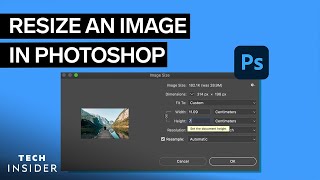 How To Resize An Image In Photoshop [upl. by Kosak]