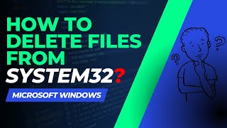 How to delete files and folders from System32 Windows 11 [upl. by Hughett]