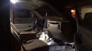 LED Interior Lights Upgrade For The Silverado [upl. by Dunc]