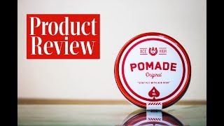 Mens Hair 2017 I LotionLike Scoop with High Performance I Ace High Pomade Review [upl. by Eniala]