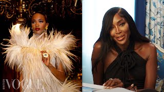 Naomi Campbell Breaks Down 17 Memorable Looks From 1986 To Now  Life in Looks [upl. by Aylward]