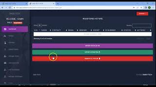 SABSTECH Online Voting System  Admin Dashboard Overview [upl. by Nalon]