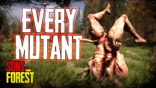 ALL MUTANTS from Sons Of The Forest  Showcase [upl. by Joana]