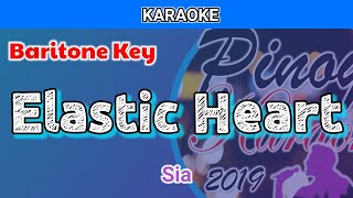 Elastic Heart by Sia Karaoke  Baritone Key [upl. by Akived]