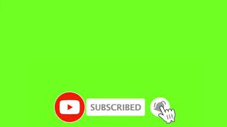 Subscribe Button Green Screen No Copyright [upl. by Parish]