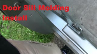 Video 14  1985 C4 Corvette Install Door Sills Seatbelts [upl. by Nnayllas]