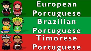 EUROPEAN BRAZILIAN amp TIMORESE PORTUGUESE [upl. by Etireugram813]