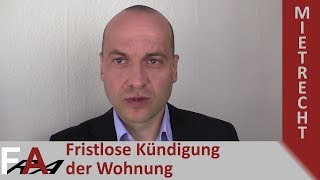 Fristlose Kündigung der Wohnung wegen verspäteter Mietzahlung [upl. by Duffy]