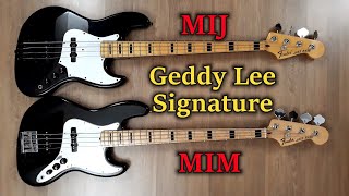 Fender Geddy Lee Signature Japan x Mexico [upl. by Rihsab]