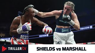 What e braw Claressa Shields vs Savannah Marshall Full Fight [upl. by Broeker194]