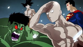 GOKU VS SAITAMA PART 4 I Fan Animation I One Punch Man and Dbz [upl. by Lucier]