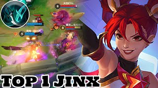 Wild Rift Jinx  Top 1 Jinx Gameplay Rank Master [upl. by Chien]