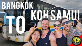 ULTIMATE GUIDE TO VIP BUS amp SEATRAN FERRY Mochit 2 to Koh Samui  Travel Tips Tickets  Bangkok [upl. by Zaraf]