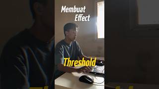 Threshold Effect In Photoshop tutorial desainergrafis designs photoshop design shorts [upl. by Enelrats]