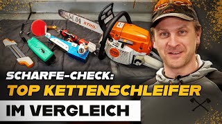 SchärfeCheck 🔥 Welcher Kettenschleifer überzeugt im ExpertenTest [upl. by Valaria]