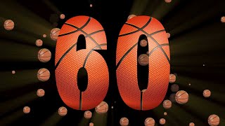 Basketball  60Second Countdown with Sounds [upl. by Chessa]