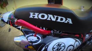 Honda XR150l MODIFICADA  FMF powercore 4  Mini Film  custome [upl. by Hannahsohs439]