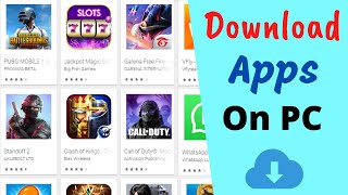 How to download games and apps from Playstore in PC [upl. by Eikram]