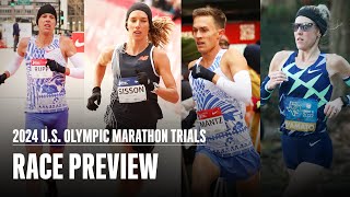 2024 US Olympic Marathon Trials Preview [upl. by Efinnej]