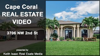 3706 NW 2nd St  Cape Coral  Real Estate Video [upl. by Fornof108]