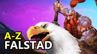 ♥ A  Z Falstad  Heroes of the Storm HotS Gameplay [upl. by Esinrahs]