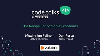 codetalks 2017  The Recipe For Scalable Frontends Zalando [upl. by Meekar560]