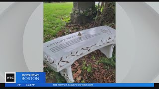 Bench honoring womans late father stolen from Braintree Cemetery [upl. by Adneral]