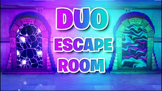 NICKNAMEITA  DUO ESCAPE ROOM All Levels FORTNITE [upl. by Amaso]