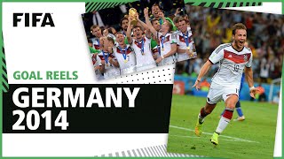 🇩🇪 All of Germanys 2014 World Cup Goals  Gotze Klose Muller amp more [upl. by Saiff526]