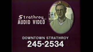 1985 Strathroy Audio Video Commercial [upl. by Judie]