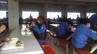 China Labor Watch Cafeteria and Break Room in Catcherwmv [upl. by Tennos535]