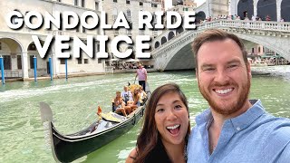 Take a 360° VR Gondola Ride In Venice 🚣 360 Video [upl. by Nilatak194]