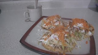 TOSTADAS DE CARNE DESHEBRADA by ANGY [upl. by Aneeles205]