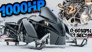 1000HP Snowmobile 160MPH in 3 Seconds Worlds FASTEST Snowmobiles [upl. by Yolanthe217]