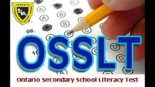 OSSLT Ontario Secondary School Literacy Test [upl. by Rinum514]