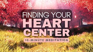 Guided Mindfulness Meditation ❤️ Finding your Heart Center  Gratitude amp Love 10 minutes [upl. by Nena]