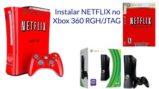 ⚠️Instalar Netflix Xbox 360 RGH ou JTAG [upl. by Ycats]