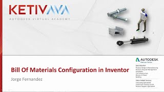 Autodesk Virtual Academy Bill of Materials Configuration in Inventor [upl. by Sisi]