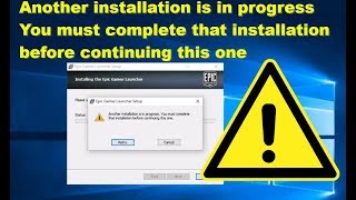 How to fix quotAnother installation is in progressquot error [upl. by Gnas]