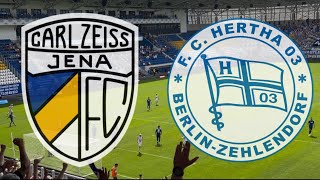 FC Carl Zeiss Jena vs Hertha 03 Zehlendorf  Weinhauer schreibt Geschichte [upl. by Pomfret]