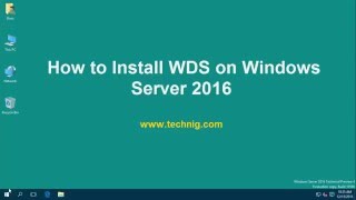 How to Install WDS on Windows Server 2016 [upl. by Irrac]